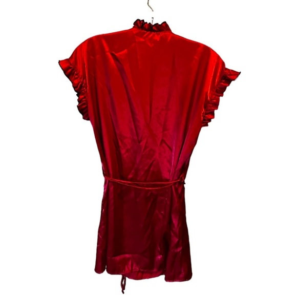 Cinemaetoile Seductivewear Red‎ Robe nwt - Picture 4 of 6